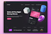 design a modern website or landing page UI UX in figma