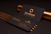 design business card, thank you card