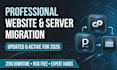 provide professional cpanel, plesk, or wordpress server migration