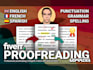 proofread english, french and spanish texts