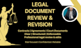 review and revise your legal contract or legal document