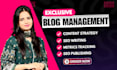your exclusive blog manager using expert SEO tactics