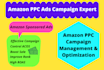 setup amazon ppc campaign, amazon ppc manage amazon ppc ads