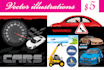 draw cars and any transport
