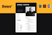 make  creative  resume, cv, and cover letter design