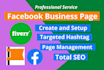 create and manage facebook business page professionally