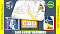 create contour map and topographic plan using survey or gis data