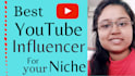 find youtube influencer for your niche