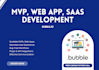 develop bubble io web app, saas or mvp for your startup