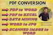 do PDF conversion in 12 hours