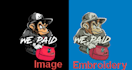 do embroidery digitizing into dst pes in 1 hour