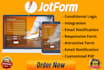 create smart and responsive forms in jotform for you