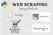 do python web scraping, data mining and automation