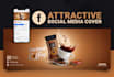 create a professional social media cover