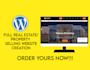 create a real estate property selling website