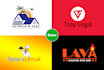do simple, modern, and custom business logo design