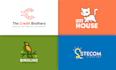 design creative and simple eye catching logo creation