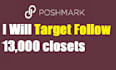 help you target follow in poshmark