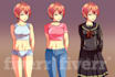 design visual novel anime character
