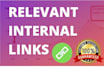 add relevant internal links to 1500 pages to boost rankings