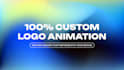 create a custom logo animation for your brand