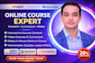 develop online elearning course content, lesson plan and curriculum
