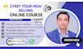 develop online elearning course content, lesson plan and curriculum