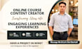 develop engaging online course content, course curriculum and lesson plans