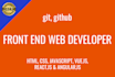 be your dedicated front end developer