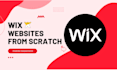 design laundry and dry cleaning website in wix
