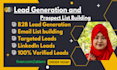 do b2b lead generation, linkedin leads and data entry