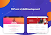 do PHP and mysql web development
