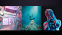 design a 3d music cover artwork plus animation