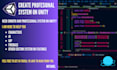 create professional unity systems