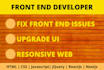 fix html, css, javascript and react bugs