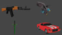 make low poly 3d models