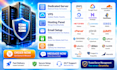 setup dedicated server, vps, hosting panel, email, SSL, CDN
