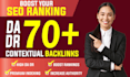 provide high quality contextual seo dofollow backlinks