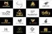 create modern minimalist and luxury logo design