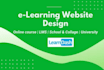 do elearning website or wordpress lms website with learndash