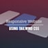 build responsive HTML CSS using tailwind CSS