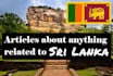write articles about anything related to sri lanka