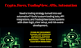 build a custom crypto, forex, or tradingview trading bot
