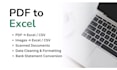 convert PDF to excel