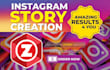 do animated or static instagram story and post