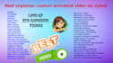 create 2d animation video or 2d animated explainer video