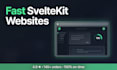 build a fast svelte or sveltekit website with tailwind, ready for ai