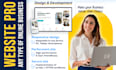 create your wordpress business website, showcase, e commerce