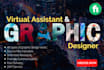 do anything graphic design related, photoshop images, redesign vector artwork