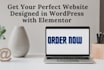 design your custom wordpress website, set up blog website